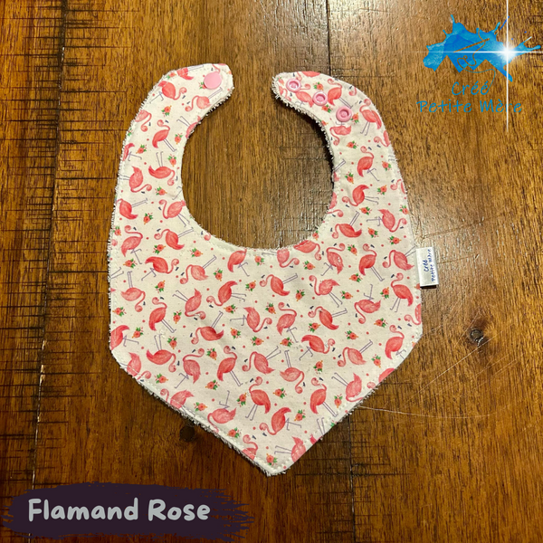 Bavoir Flamand Rose