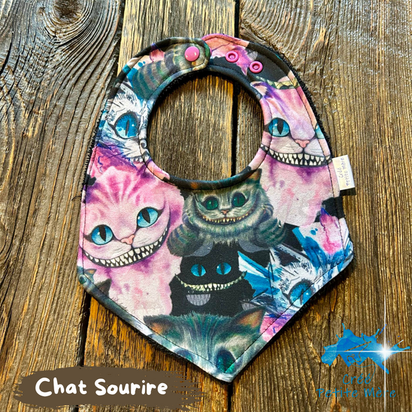 Bavoir Chat Sourire