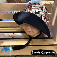 Chapeau D'été Souris Coquette 12-24 Mois (20po)