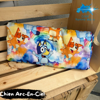 Mousseline Chien Arc-En-Ciel
