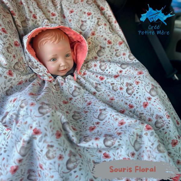 Poncho Souris Floral