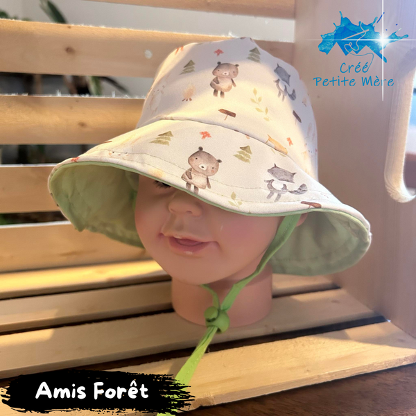 Chapeau D'été Modèle 6-12 Mois (19po)