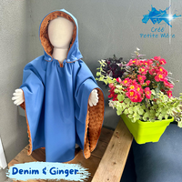 Poncho Softshell Uni Denim