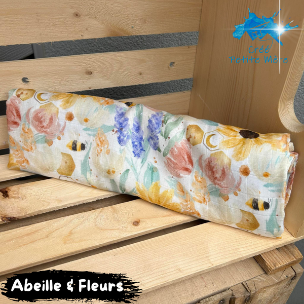 Mousseline Abeille & Fleurs