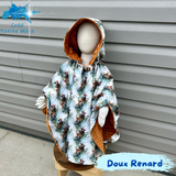 Poncho Doux Renard
