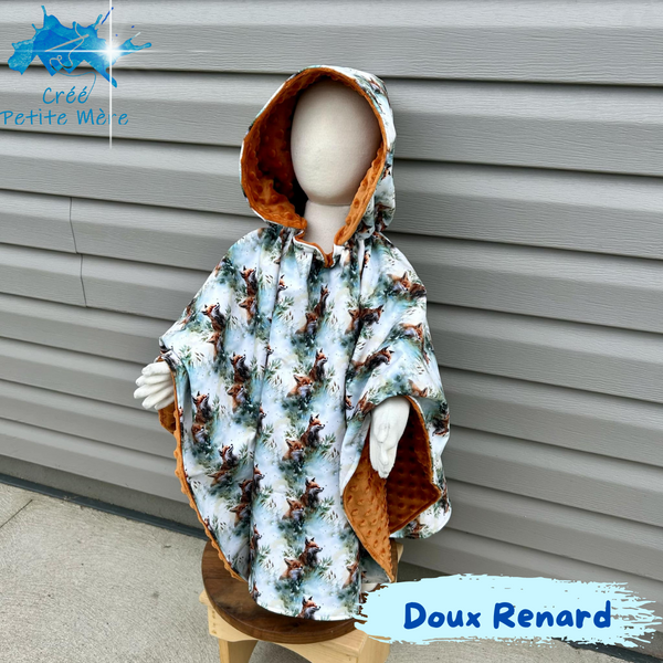 Poncho Doux Renard