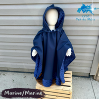 Poncho Softshell Uni Marine