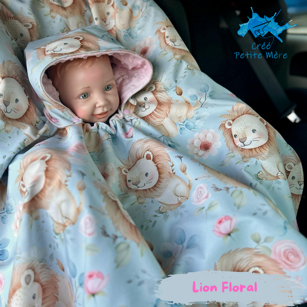 Poncho Lion Floral
