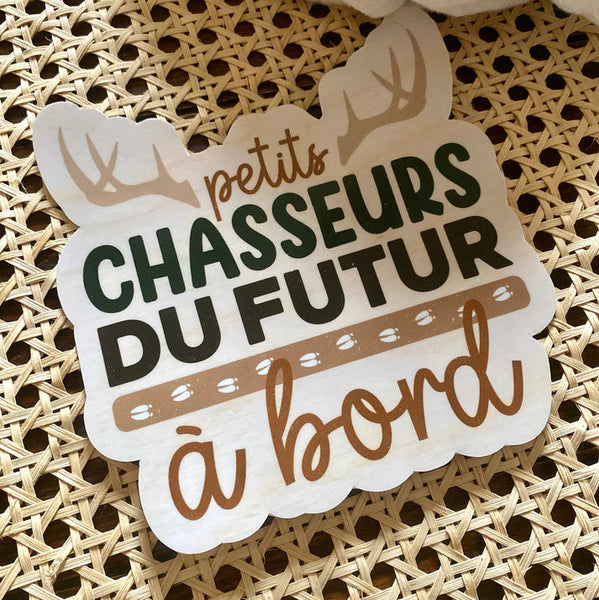 Autocollant Voiture Petits chasseurs du futur à bord