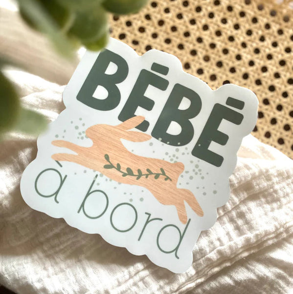 Autocollant Voiture Bébé à Bord