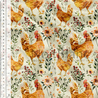 Poncho Poulailler Fleuri