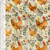 Poncho Poulailler Fleuri