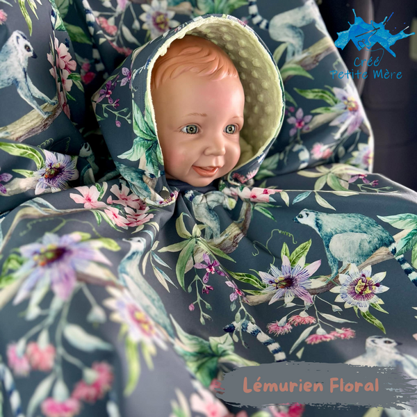 Poncho Lémurien Floral