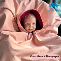 Poncho Softshell Vieux-Rose