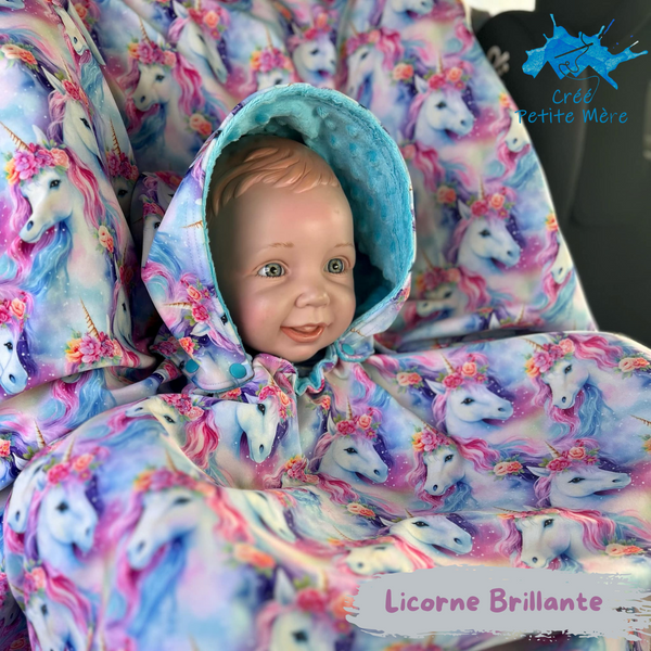 Poncho Licorne Brillante