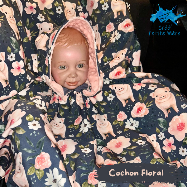 Poncho Cochon Floral