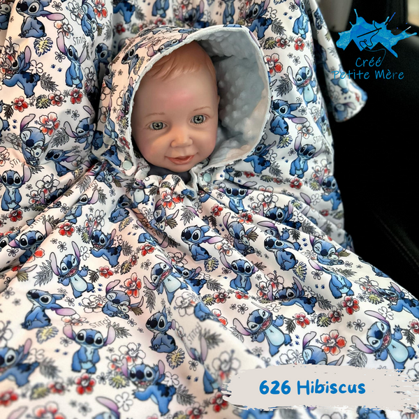 Poncho 626 Hibiscus