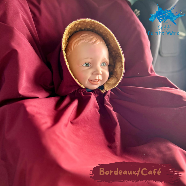 Poncho Softshell Uni Bourgogne