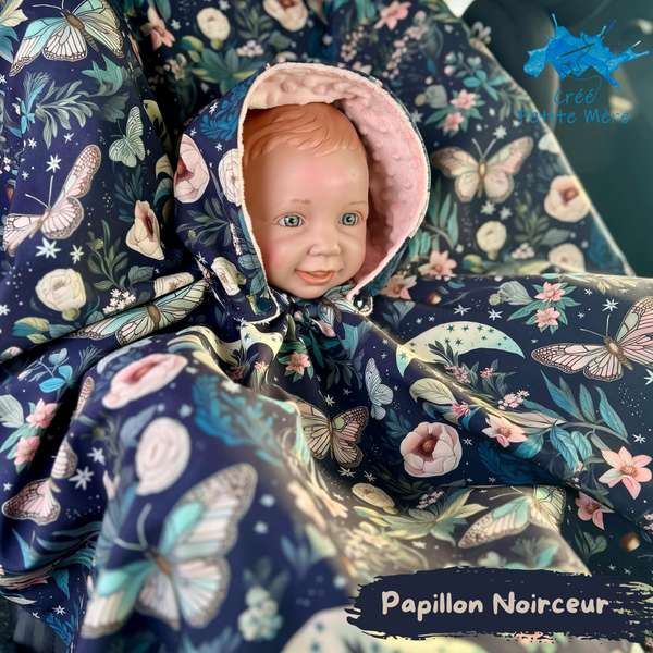 Poncho Papillon Noirceur