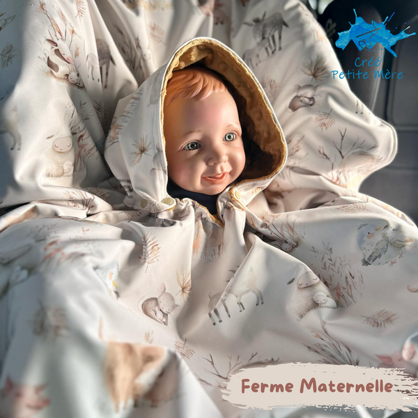 Poncho Ferme Maternelle