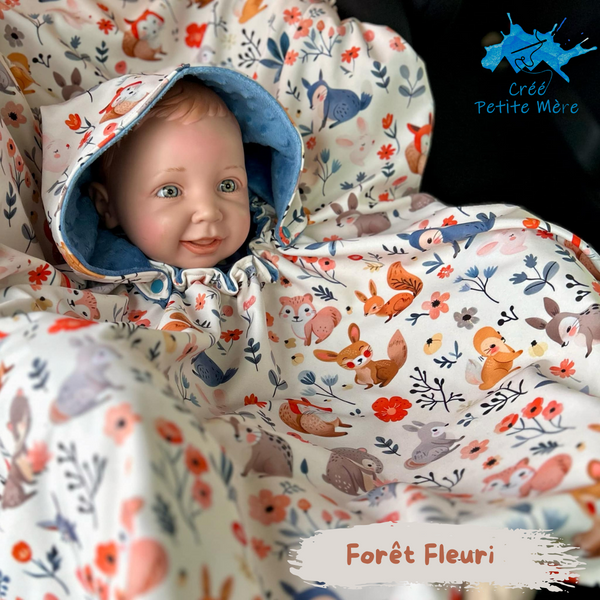Poncho Forêt Fleuri