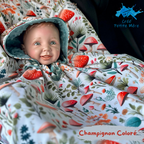 Poncho Champignon Coloré