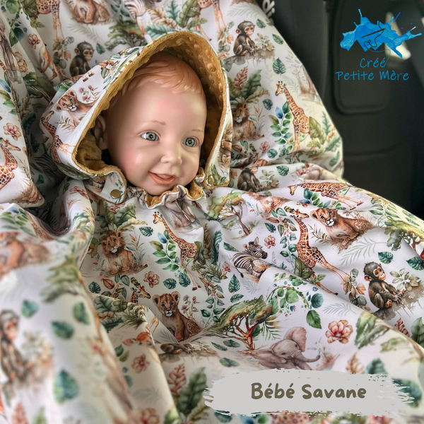 Poncho Bébé Savane