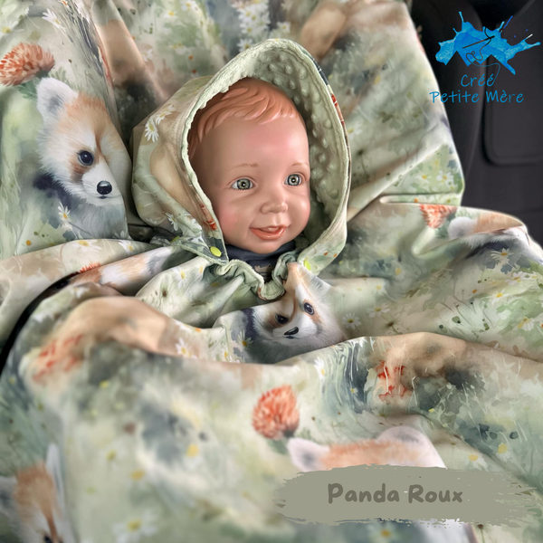 Poncho Panda Roux