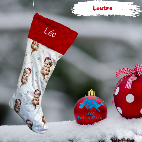 Bas De Noel Loutre Noel