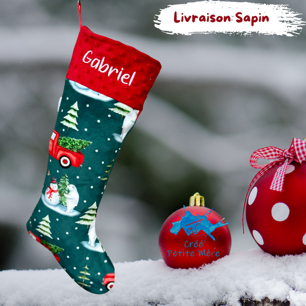 Bas De Noel Livraison Sapin