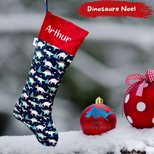 Bas De Noel Dinosaure Noel