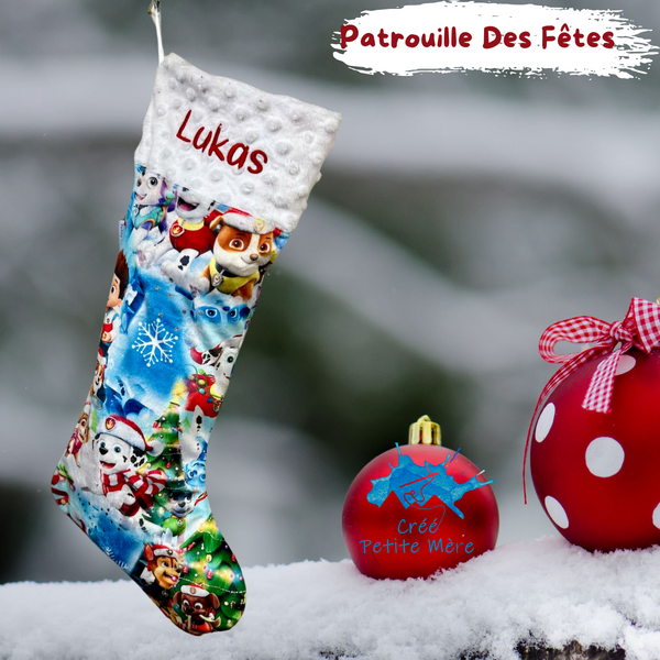 Bas De Noel Patrouille Des Fêtes