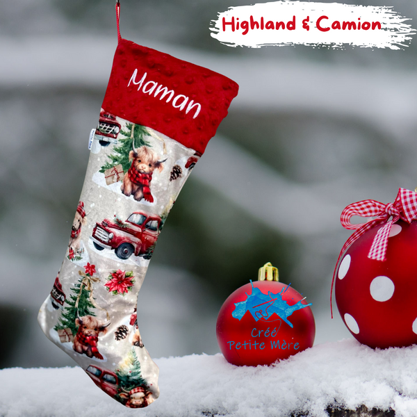 Bas De Noel Camion Highland