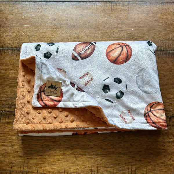 Doudou Minky Ballon Sportif 28x38po