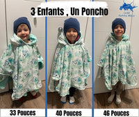 Poncho Lapin Fleuri