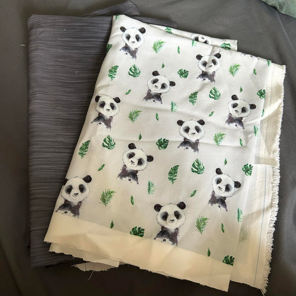 Chapeau Été Panda Monstera