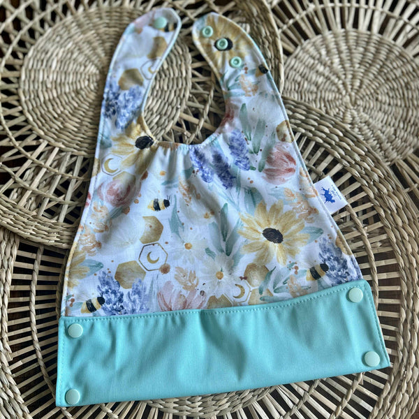Bavette Imperméable Abeille & Fleurs