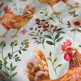 Poncho Poulette fleurie