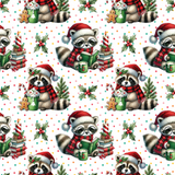 Bas de Noël – Ratons des Fêtes 🦝🎅🏻