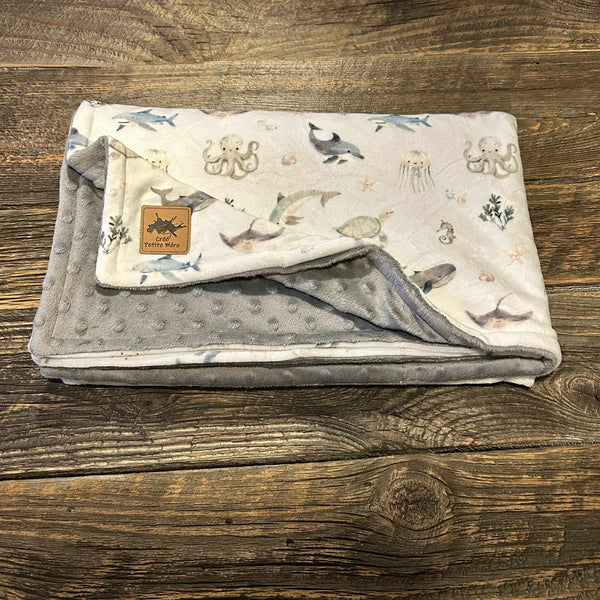 Doudou Squish Animaux Marins 28x38po