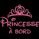 Autocollant Voiture Princesse à Bord