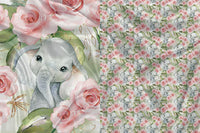 Doudou Éléphant Floral