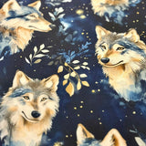Poncho Loup Étoilé