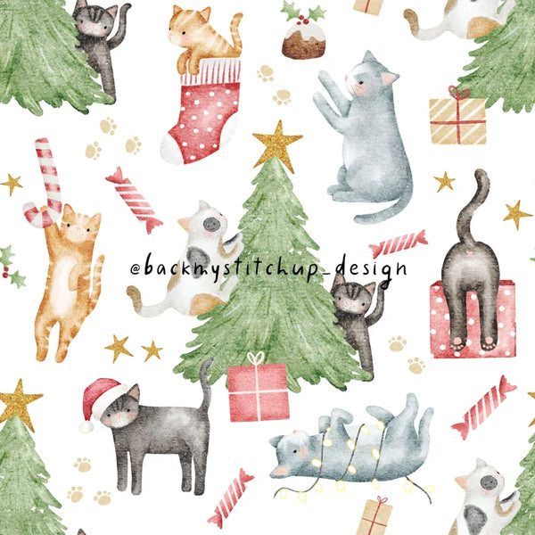 Bas De Noel Chat Tannant