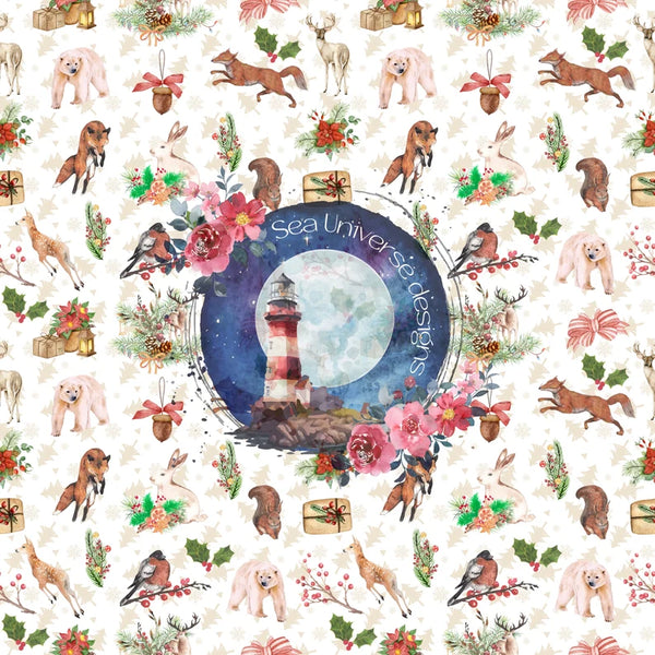 Bas De Noel Animaux Vintage