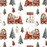 Bas De Noel Train Animaux