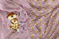 Doudou Loutre Maternelle Rose