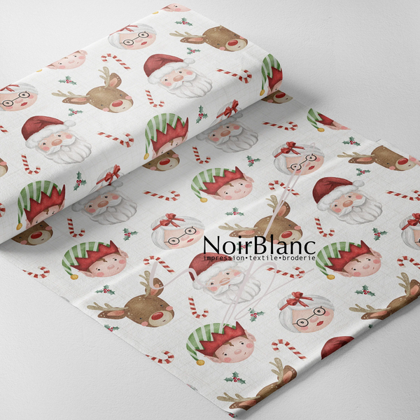 Bas De Noel Visage Noel