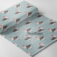 Bas De Noel Pingouin Patineur