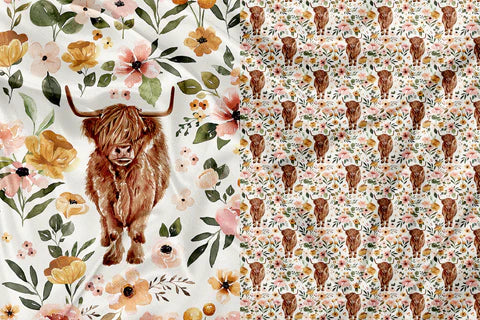 Doudou Highland Floral